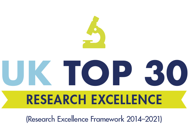 UK Top 30 for research excellence (REF2014)