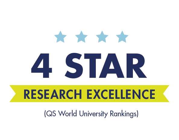 5 Star Internationalisation by the QS Stars Global University Ratings System